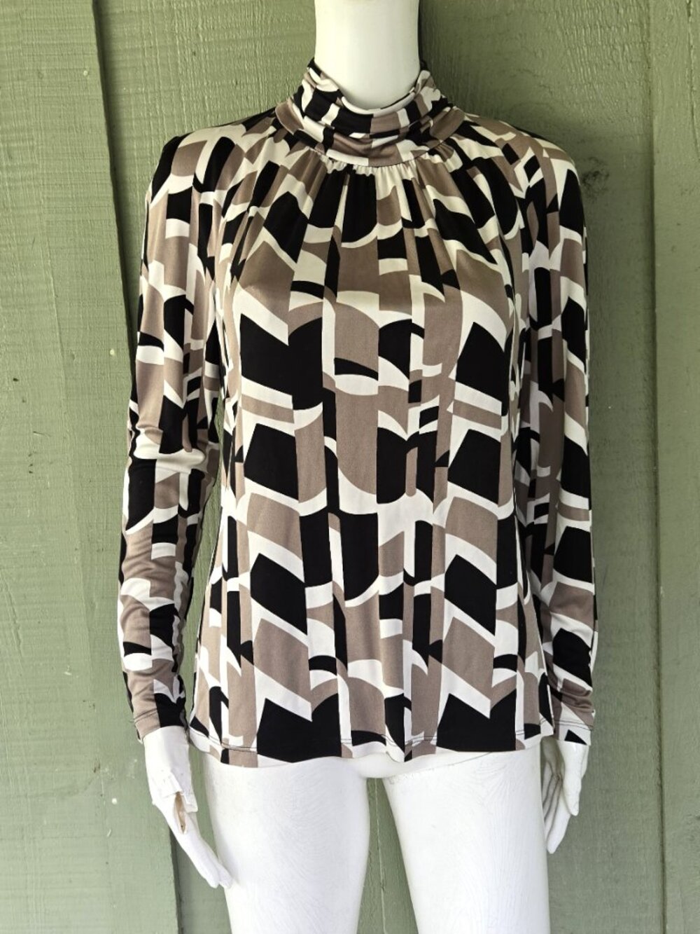 ETCETERA Silk Jersey Blouse Top Medium